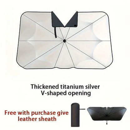 Premium Foldable Car Sunshade Protector